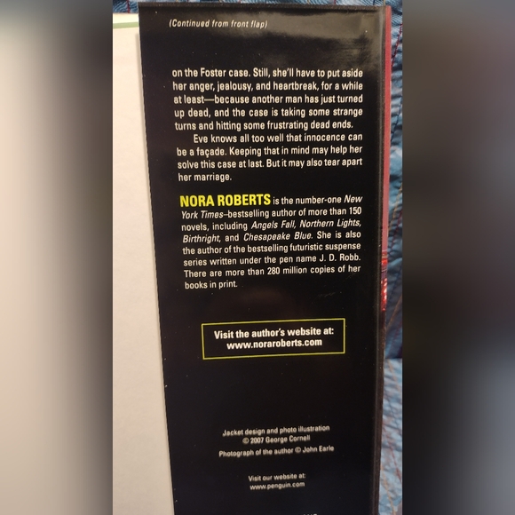 2 Nora Roberts Writing as J.D. Robb Novels from the " Death Series " - Picture 9 of 10